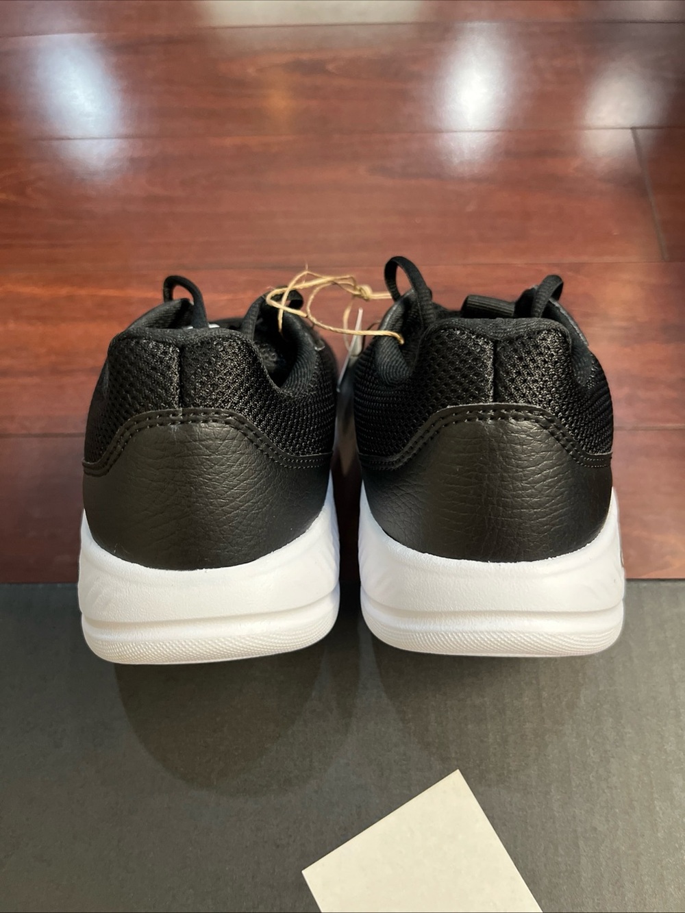 Womens 8.5 Adidas Cloudfoam Flex - Laces Black Shoe Sneaker Walking Running New - Picture 6 of 16